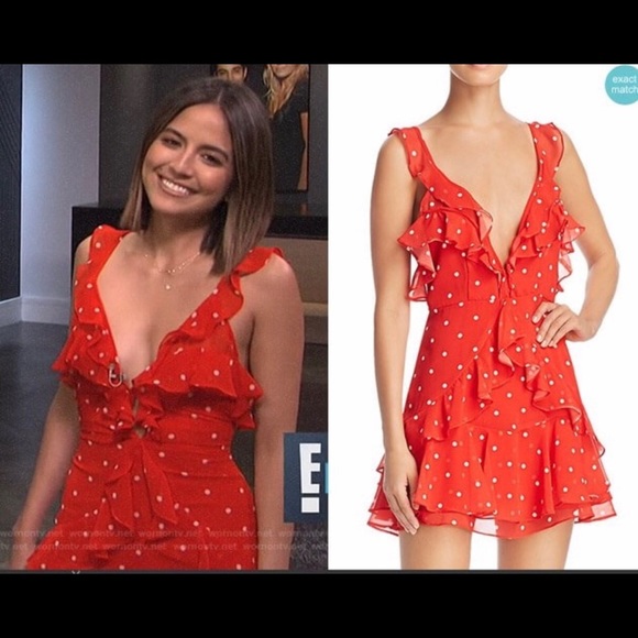 SOLD For Love and Lemons Analisa Red dress XS - Picture 4 of 5